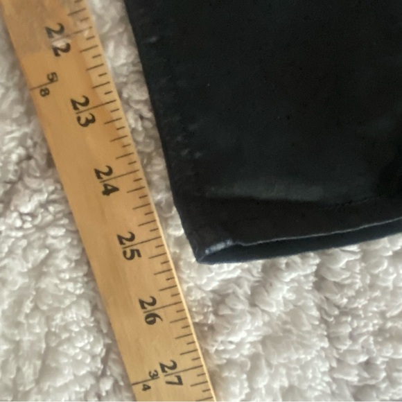 Rag & Bone Jeans Womens Size 27 Black Moto Coated Zippers Biker Edgy Ankle USA - Picture 6 of 8